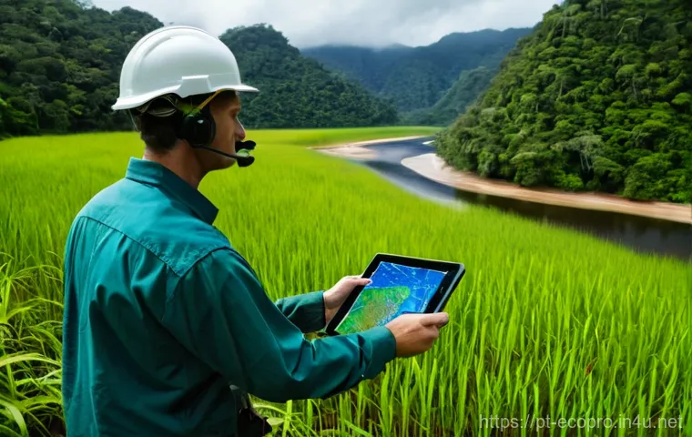 환경보전기술자 자격시험 자주 나오는 문제 - **Prompt:** A focused and diligent Brazilian student, approximately 20-25 years old, sits at a well-...